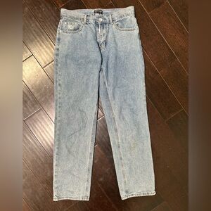 White Fox S straight leg denim boyfriend Jeans